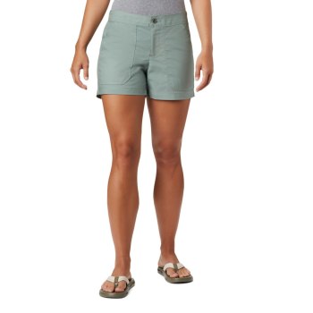 Columbia Longer Days, Pantalones Cortos Verdes Claro Para Mujer | 906423-YSH